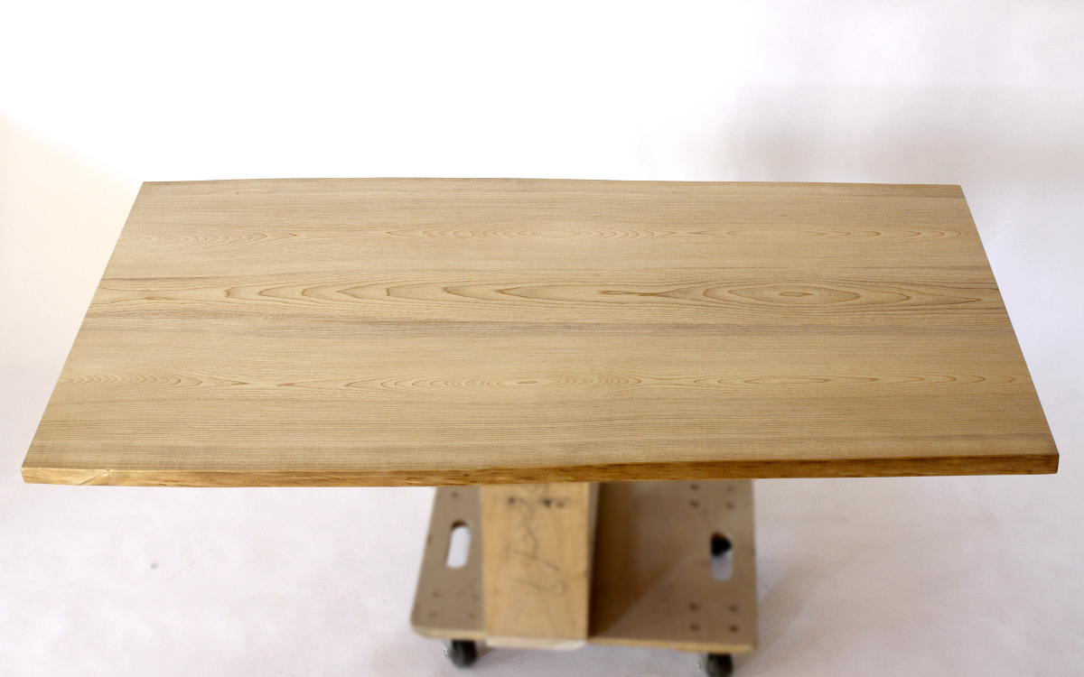 セン材のテーブル天板（150cm） | 国産材オーダー家具で始めるビッグ テーブル ライフ 岩泉純木家具